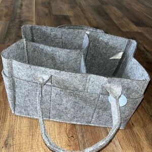 Gray Felt Caddy with Handles